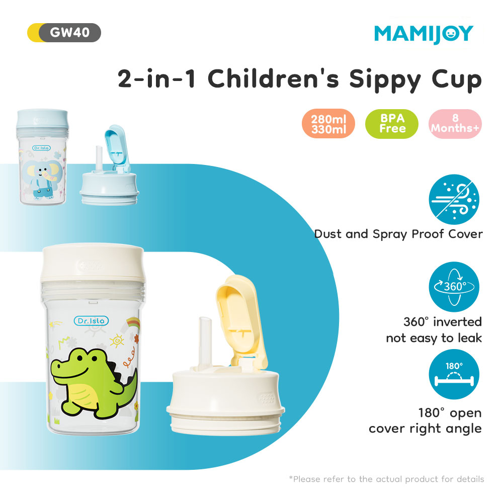 Zwitsal Baby Products - MAMIJOY GW40 Kids Water Bottle 280/330ml